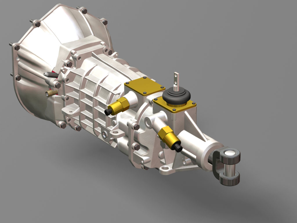 transmission manual t56 gm 3d model