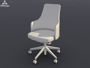 3d model conference chair silent rush