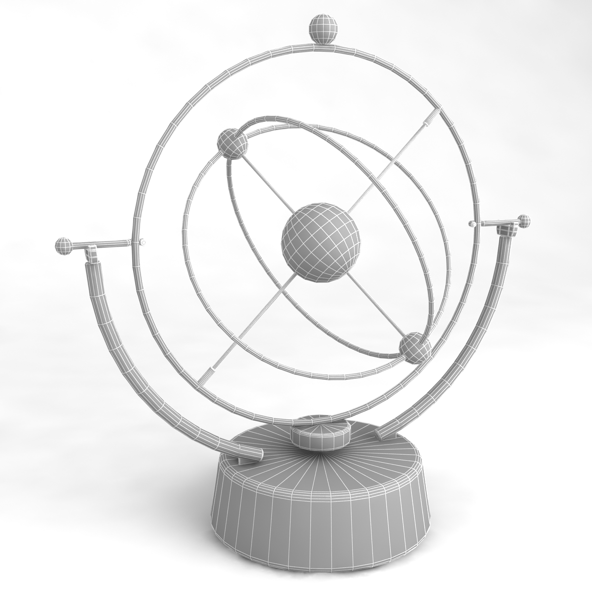 sculpture desk 3d model