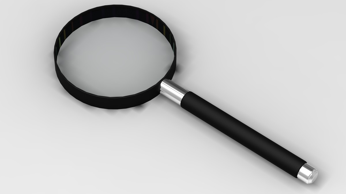 magnifying glass 3d max