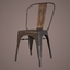 3d model tolix chair armchair stools