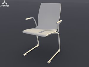 conference chair stage cantilever 3d max
