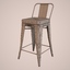 3d model tolix chair armchair stools