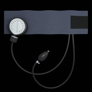 3ds max blood pressure cuff
