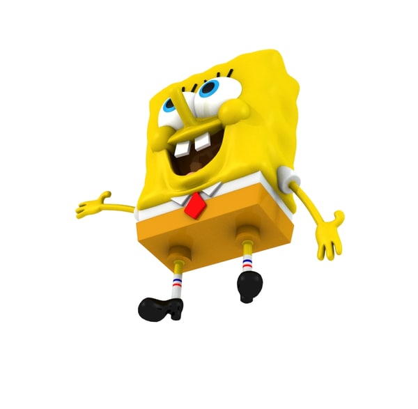 스폰지 밥 3D 모델 - Turbosquid 584597