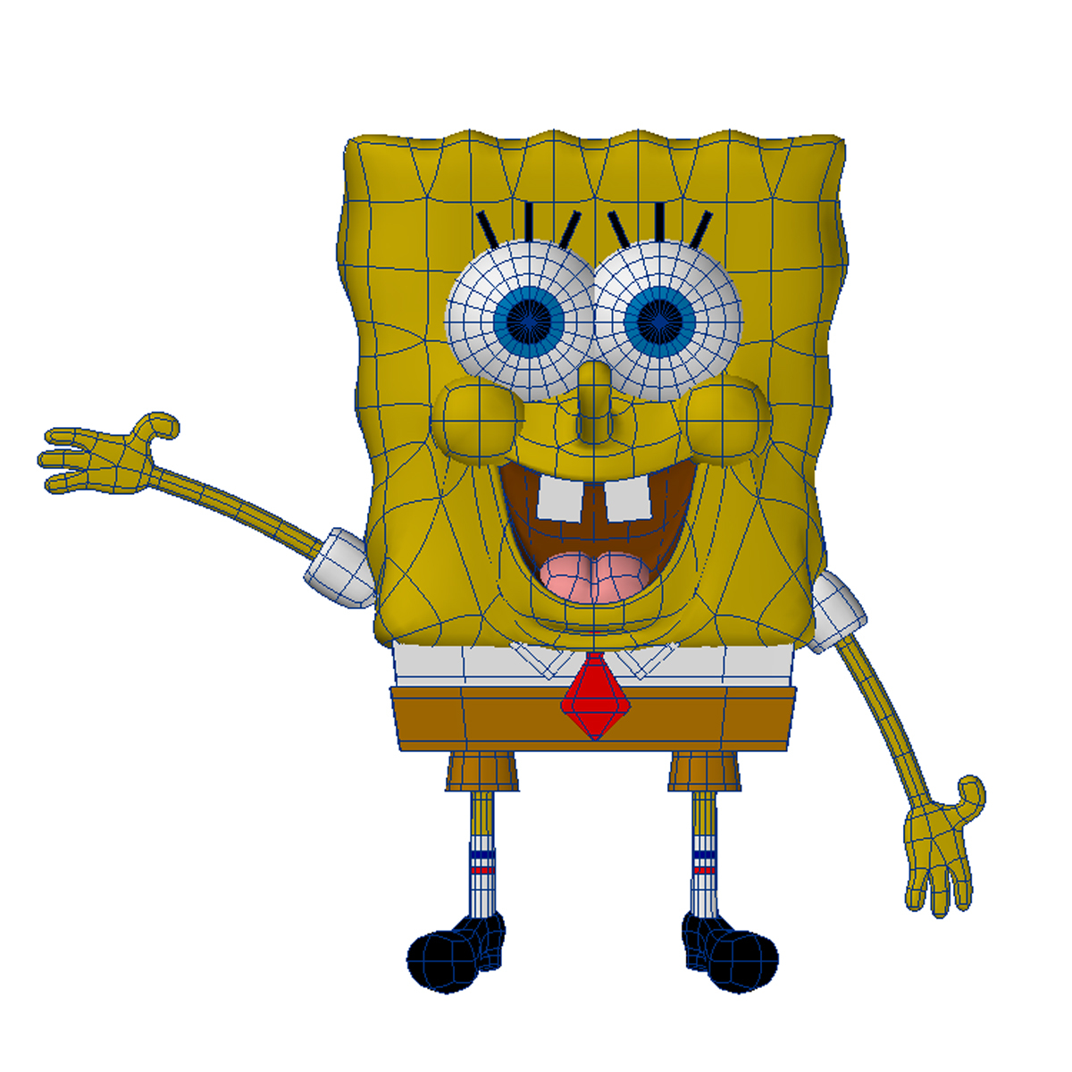 sponge bob 3d model