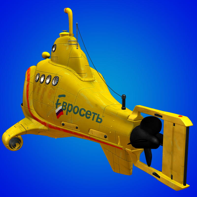 3d submarine