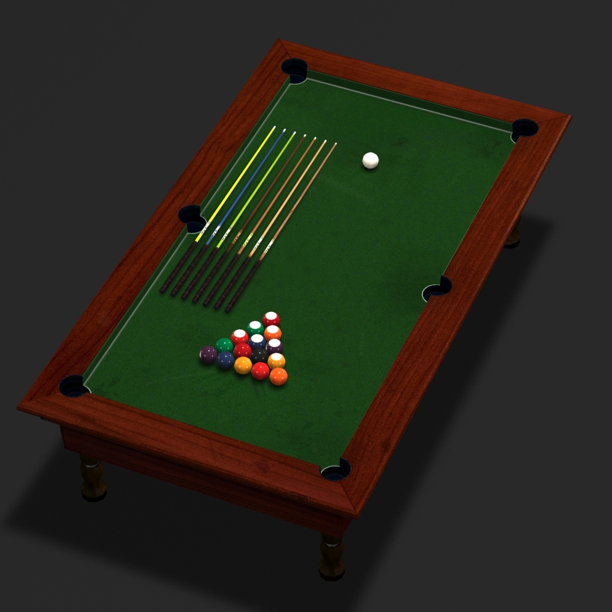 3d billiard pool