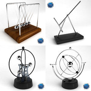 3d modelled kinetic desk sculpture