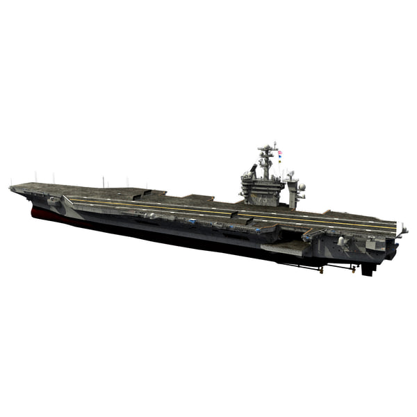 uss george washington cvn-73 3d max