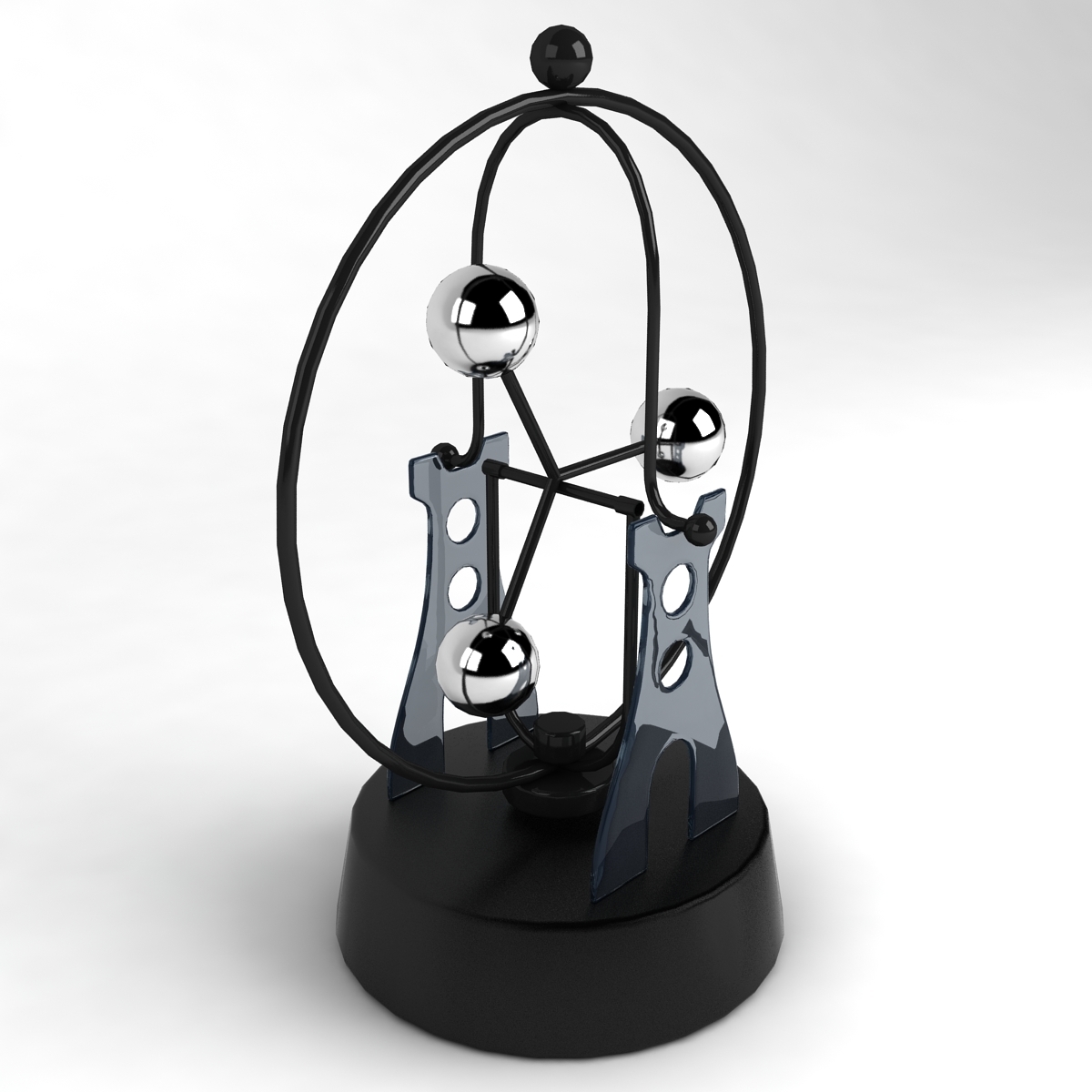 3d modelled desk sculpture