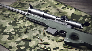awsm sniper rifle 3d model