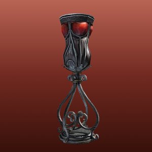 free max model candle lamp antique