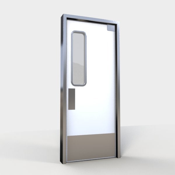 commercial kitchen door 1 3d x