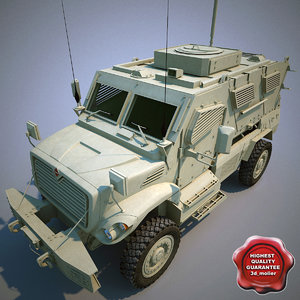 3d model maxxpro mrap armoured fighting vehicle