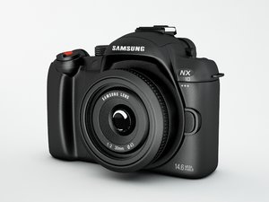 3d model samsung camera nx10