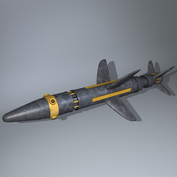 free missile 3d model