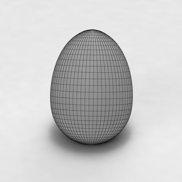 3d egg model