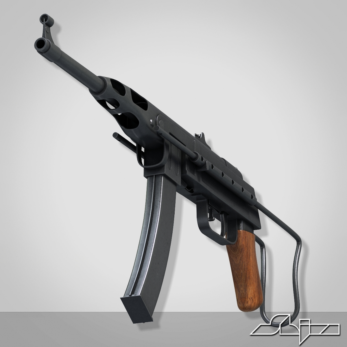 3d K 50m Submachine Gun 