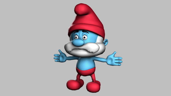 papa smurf cartoon