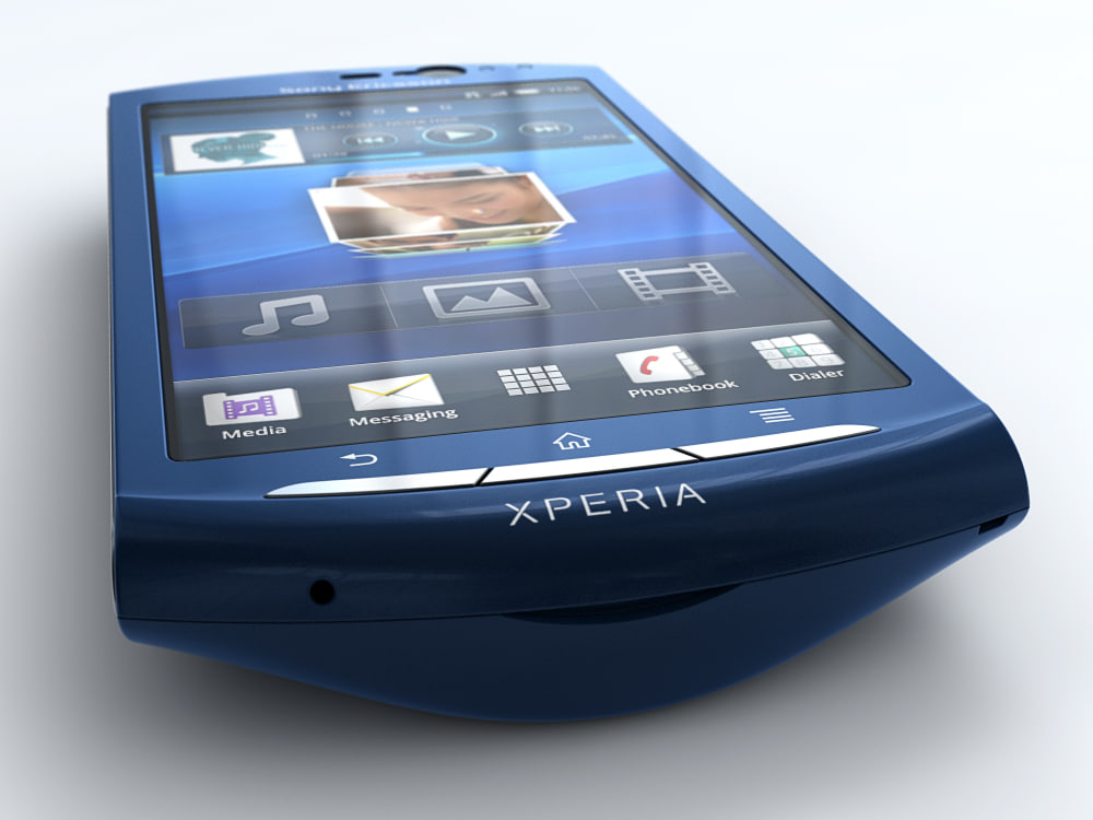 sony ericsson xperia 3d model