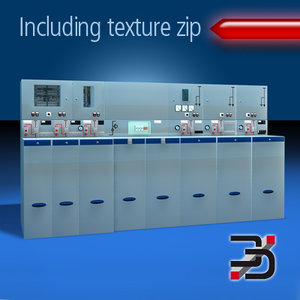 3d model industry electric