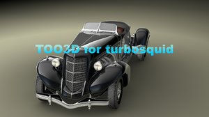 3d model auburn speedster