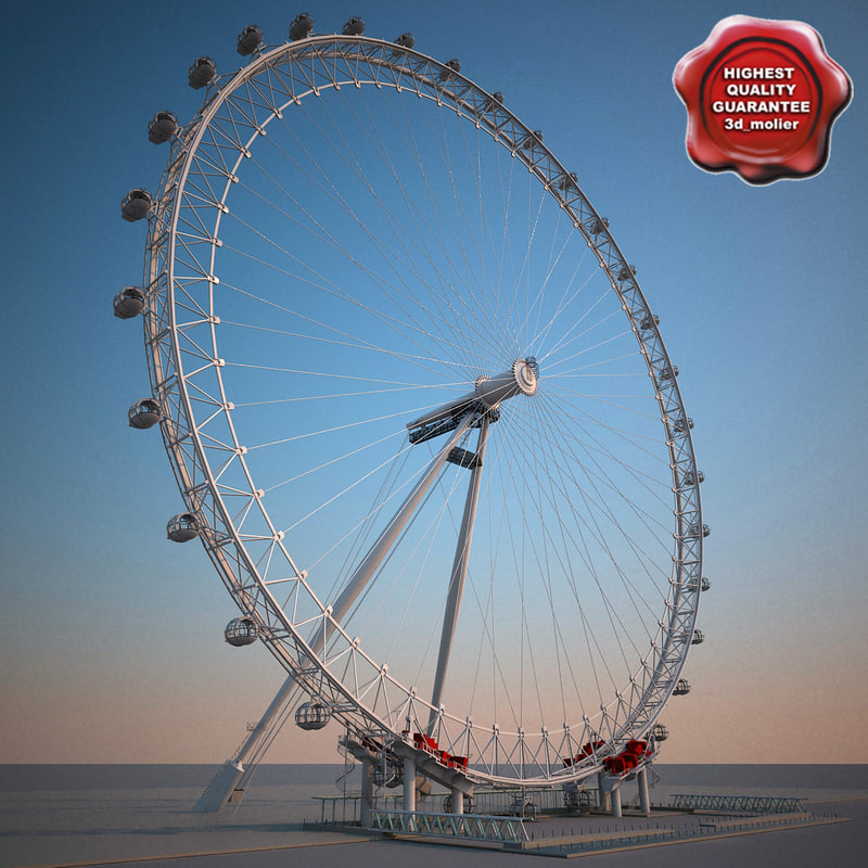 3d london eye model