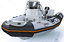 inflatable boat zodiac 550 3d model