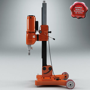 3ds max industrial drill press