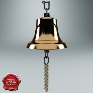 3d model of ship bell