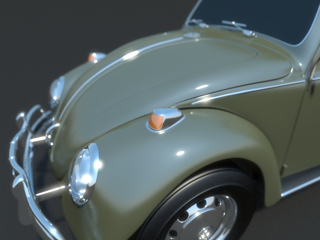 1963 volkswagen beetle 3d max