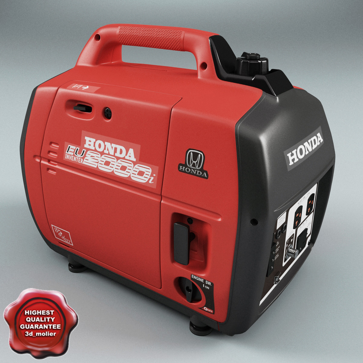 generator honda eu2000i 3d model