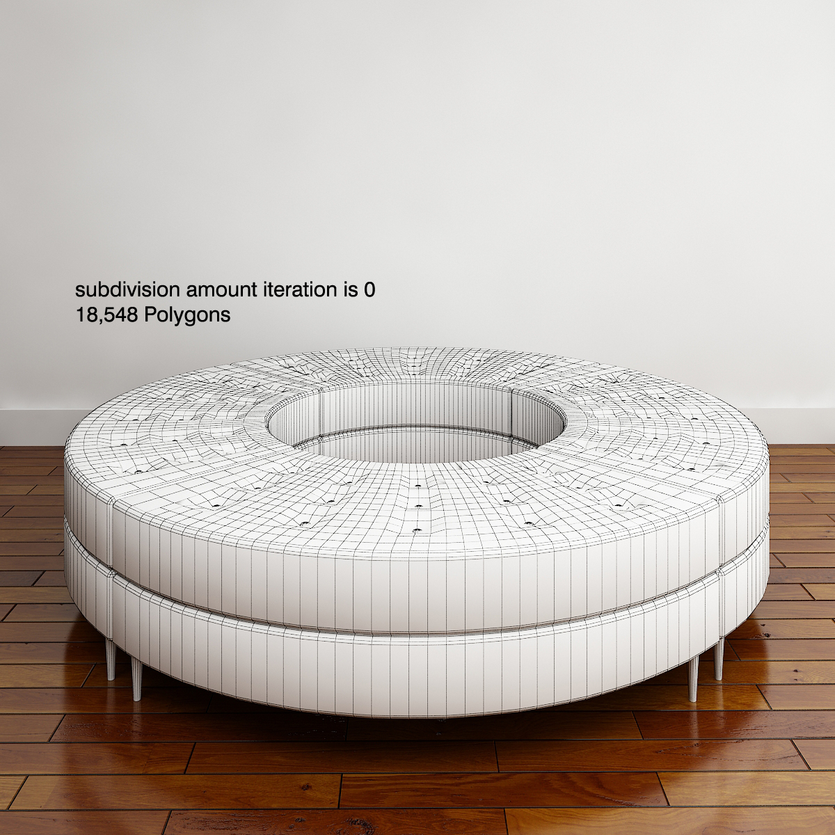 curved modular seating chairs 3d 3ds