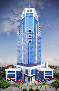 skyscraper building 3d model