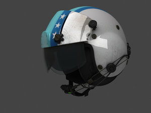 3d military helicopter helmet aviation