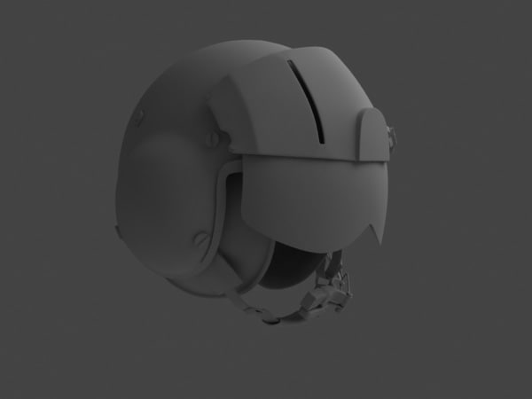 3d military helicopter helmet aviation