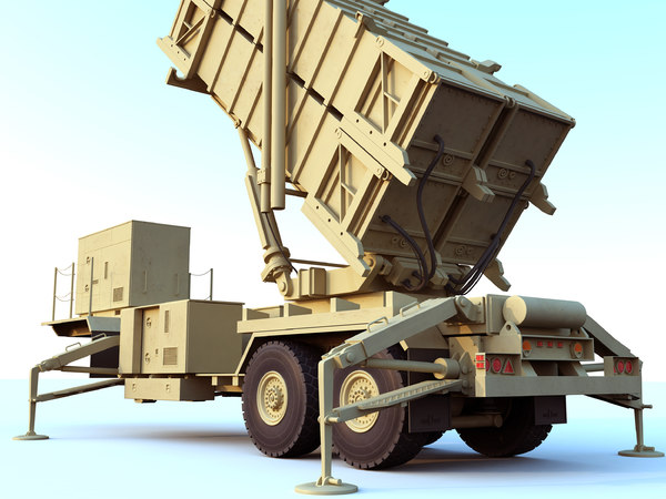 3ds max mim-104 patriot launcher