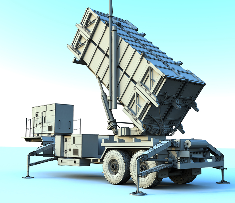 3ds max mim-104 patriot launcher