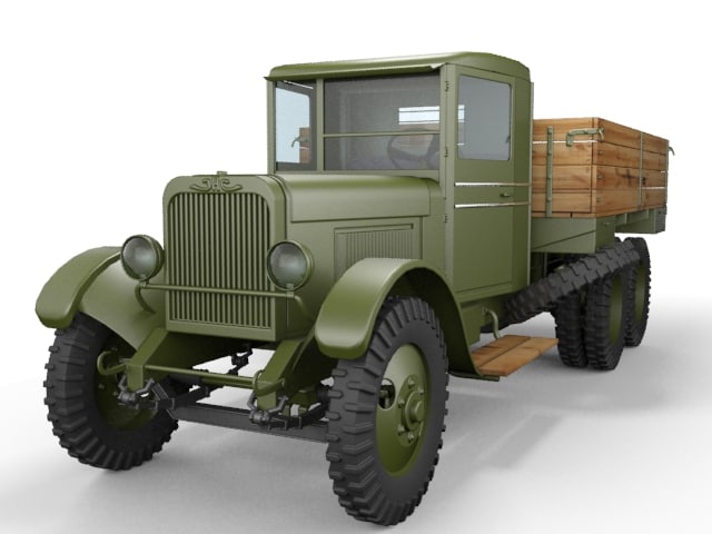 3d zis-6 truck model