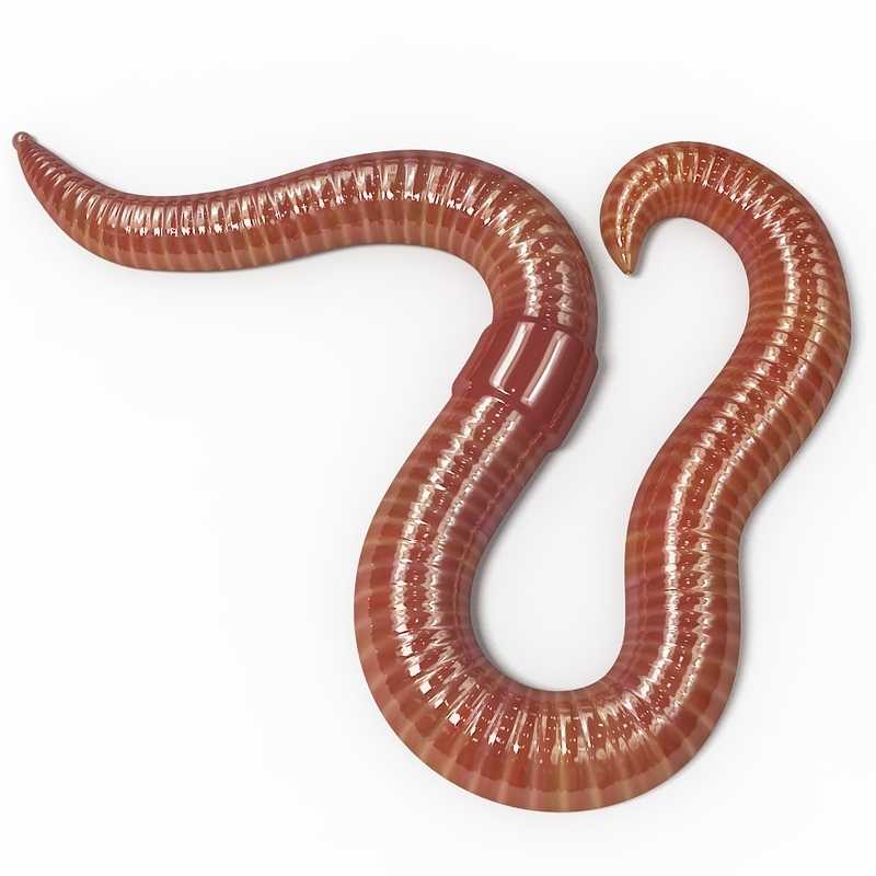 3d model earthworm