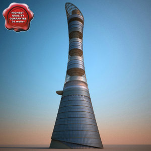 aspire tower 3d model