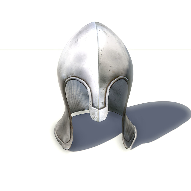 medieval helmet helm obj