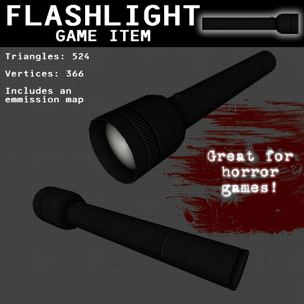 free flashlight games light 3d model