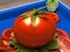 tomato sliced basil 3ds
