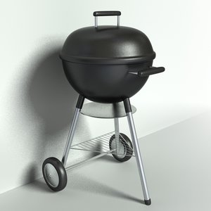 charcoal grill 3d model