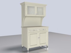 hutch cupboard 3d model