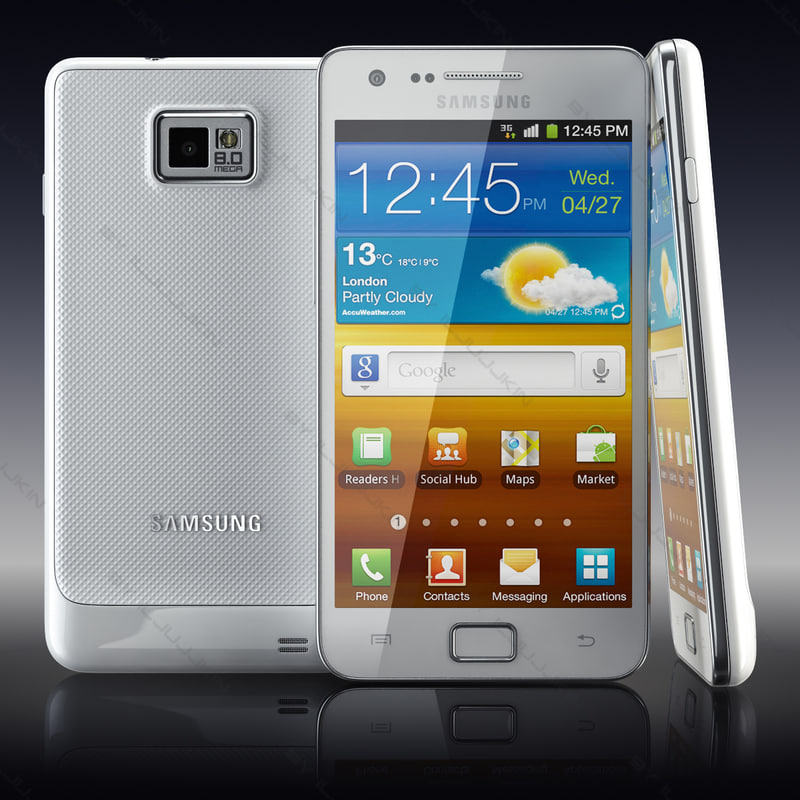 3d realistic samsung galaxy s model