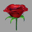 rose modeled 3d max