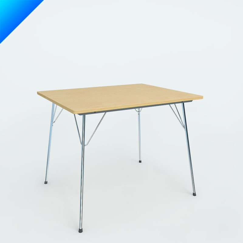 3ds max eames folding table